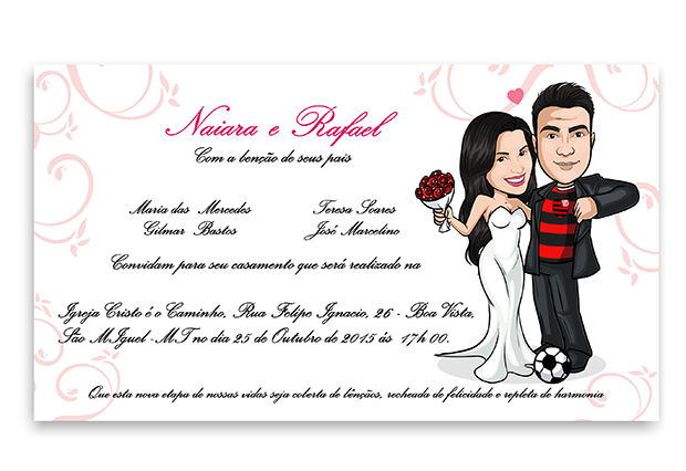 convite-de-casamento-com-caricatura-camisa-de-time