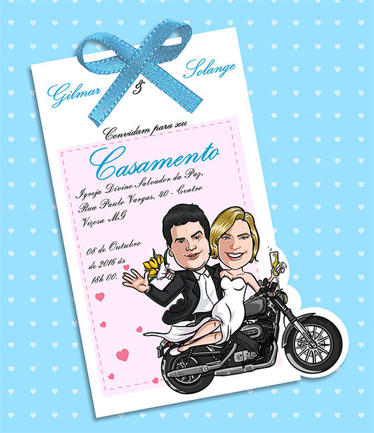 convite-de-casamento-com-caricatura-moto