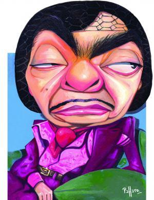 caricatura distorcida chico anysio