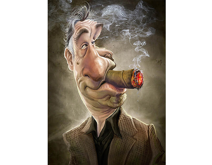 caricatura Robert De Niro